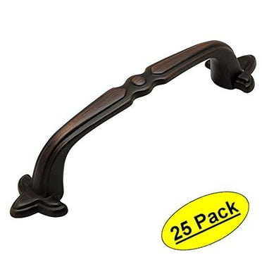 3 Inch Hole Centers 76mm Cosmas 9009GPH Graphite Twist Cabinet Hardware Handle Pull 25 Pack 